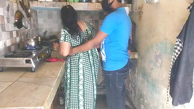 Desi Bhabhi Big Boobs Cleavage Tease in Kitchen Hot Indian Village Girls Exposed