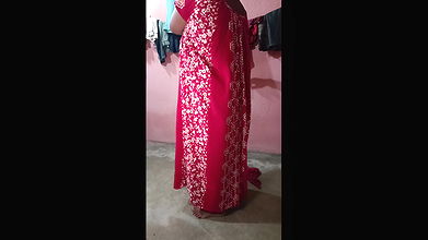 Saree Dropping After Bath Sfw 2