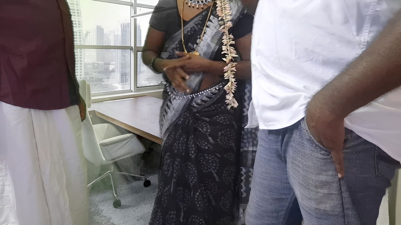 Threesome in My Office – Part 1