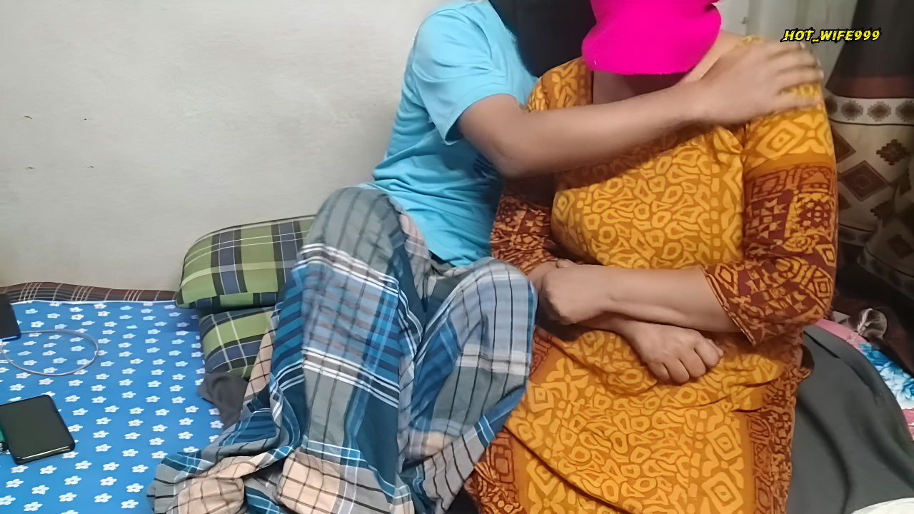 Village Wife with Husband Tight Push Long Time Romance