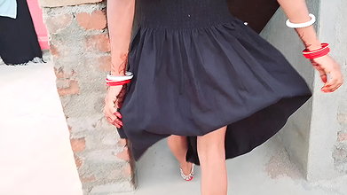 Indian Village Desi Hot Girlfriend Fucking on Trice ft Trilokina