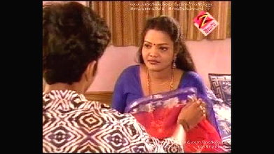 aUnknown Aunty Orange Saree