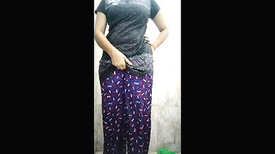 Hot indian girl bathing new year