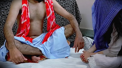 Naked in Front of Tantrik Baba for Betting My Desi