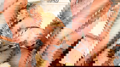 Addison Vodka – Bunch Of Cocks For Horny Babe