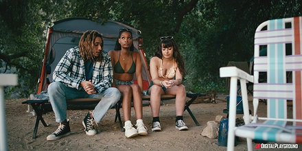 Chanel Camryn & Addis Fouche Threeway Camp Fucking My Desi
