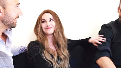 Katya – She Is Not Impressed By Two Guys!