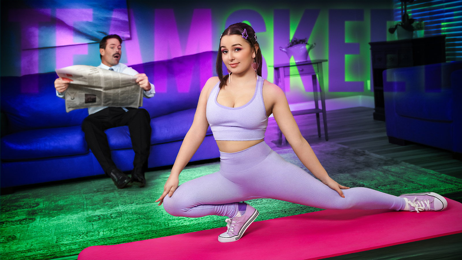 Leana Lovings – Yoga Finished With Huge Load