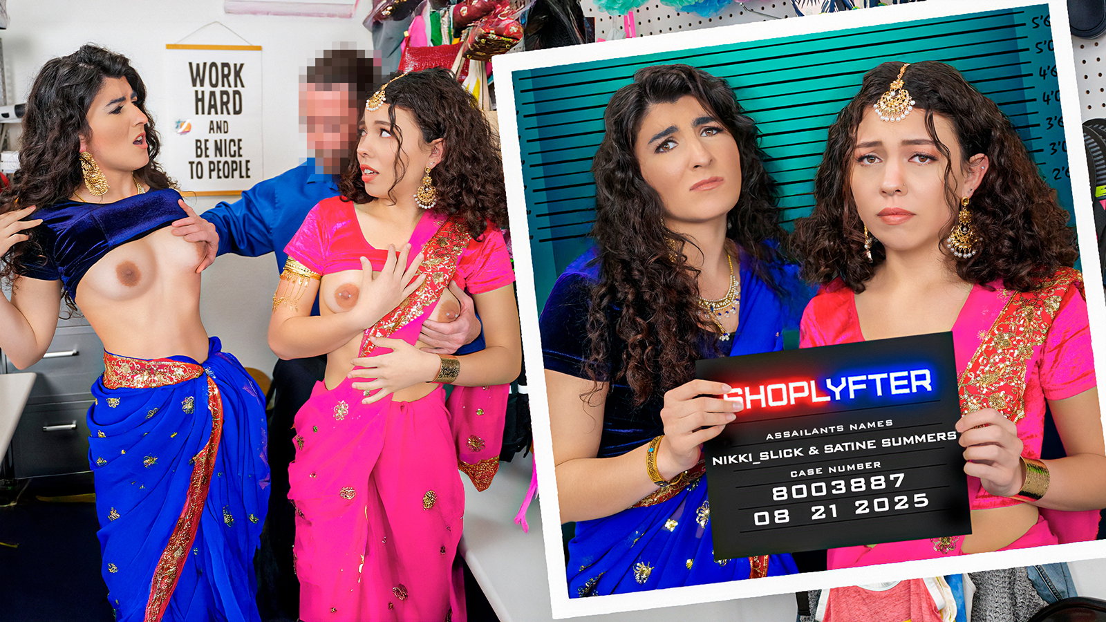Satine Summers & Nikki Slick – Indian Sex MMS Scandal