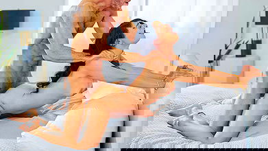 Harley Haze – Sweet Black Hair Babe Enjoys Hard Action