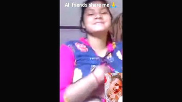 Cute girl showing to lover