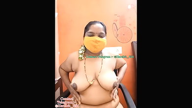 Lovely-latha private show enjoying dommy on pussy