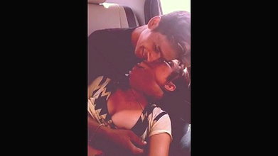 Village Girl Enjoying with Lover in Car & Friends Recording Video & Enjoying