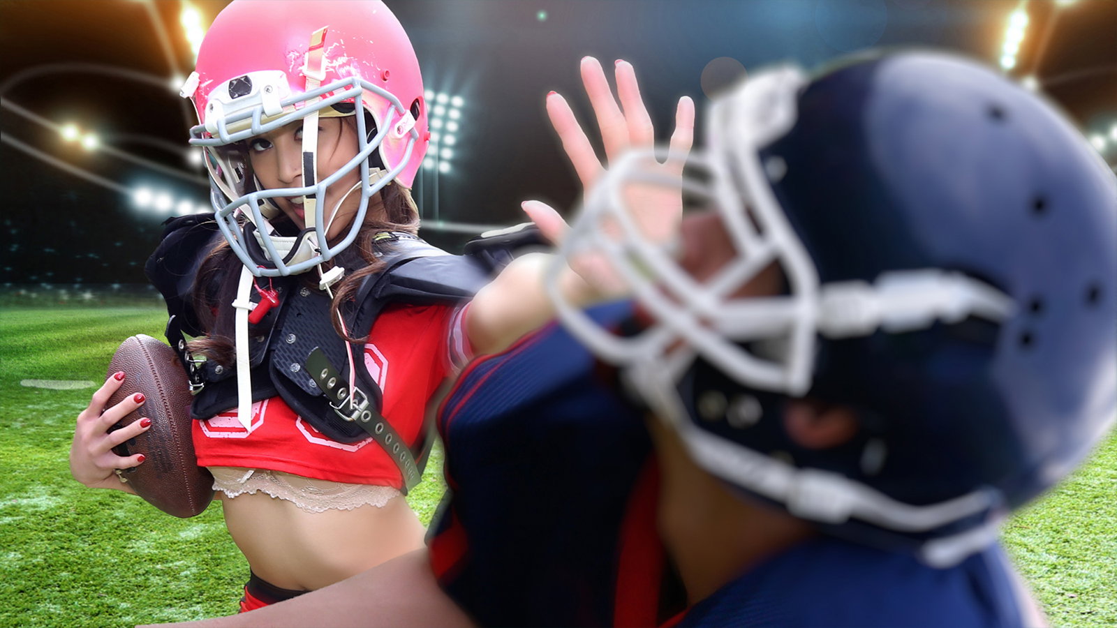 Alexia Anders – Most Petite Football Player