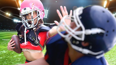 Alexia Anders – Most Petite Football Player