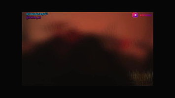 Fucking on balcony during rain