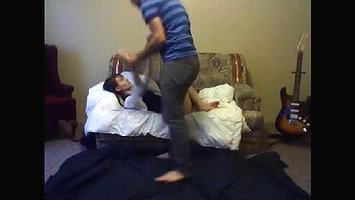 Horny Guy Inserting Penis Into His Gorgeous Friends Butt