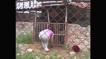 Mom son sex at farm on weekend
