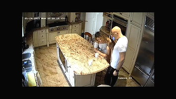 Slut girlfriend caught fucking with the neighbor on hidden camera