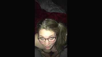 Slutty school girl Blowjob