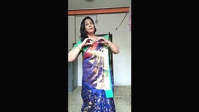 paryusan parv ke chothe din ka look ⧸27 August 2022⧸mene pahena silk saree kesi lg rhi hu.