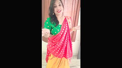 paryusan parv ke pachave din ka look ⧸mene pahena lahenga  kesi lg rhi hu？⧸28Augus.