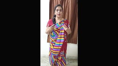 patola saree draping video⧸aaj me ja rhi hu padosh me Pooja m.