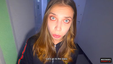 While Parents Are Home We Fuck on the Staircase My Desi