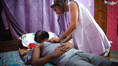 Young Lady Doctor Hardcopre Fuck with Her Three Paitents Full Movie