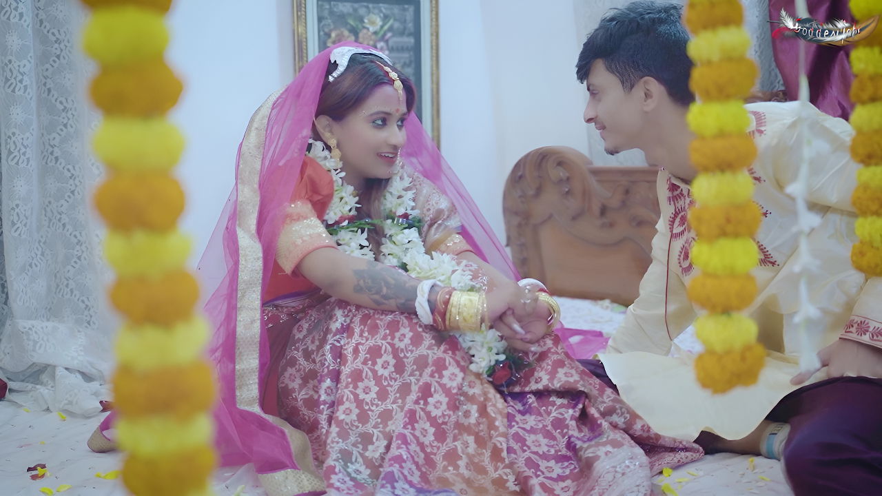 Hardcore Sex Full Fun with Boyfriend in Front of Husband on Wedding Night