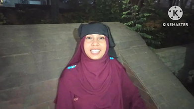 Muslim unusual grill with sister-in-law Full face full with brother-in-law