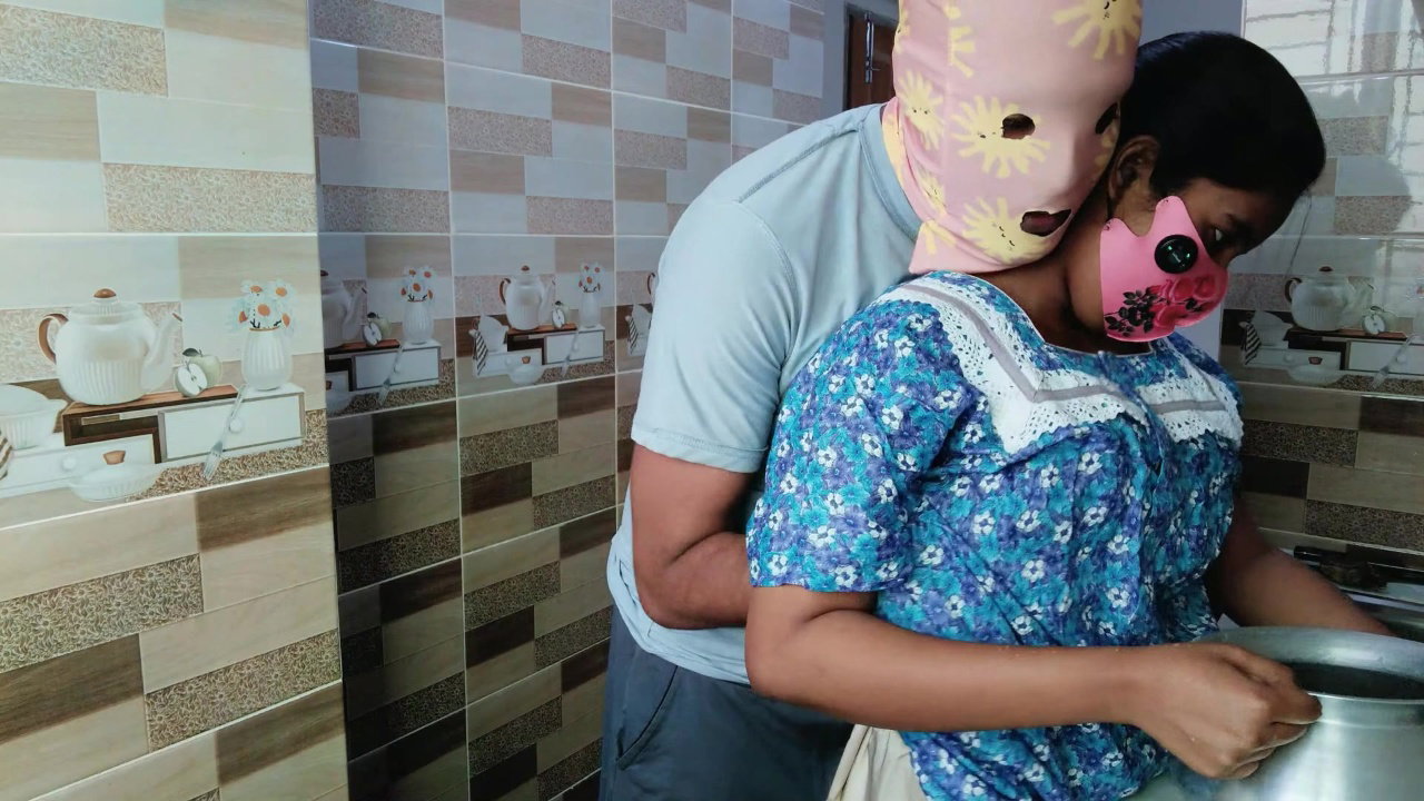My husband can’t wait for a moment to fuck my tight pussy__Desi kitchen fuck xxx