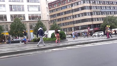 Milf keeps Flashing me on Public Road and makes me cum_45748833