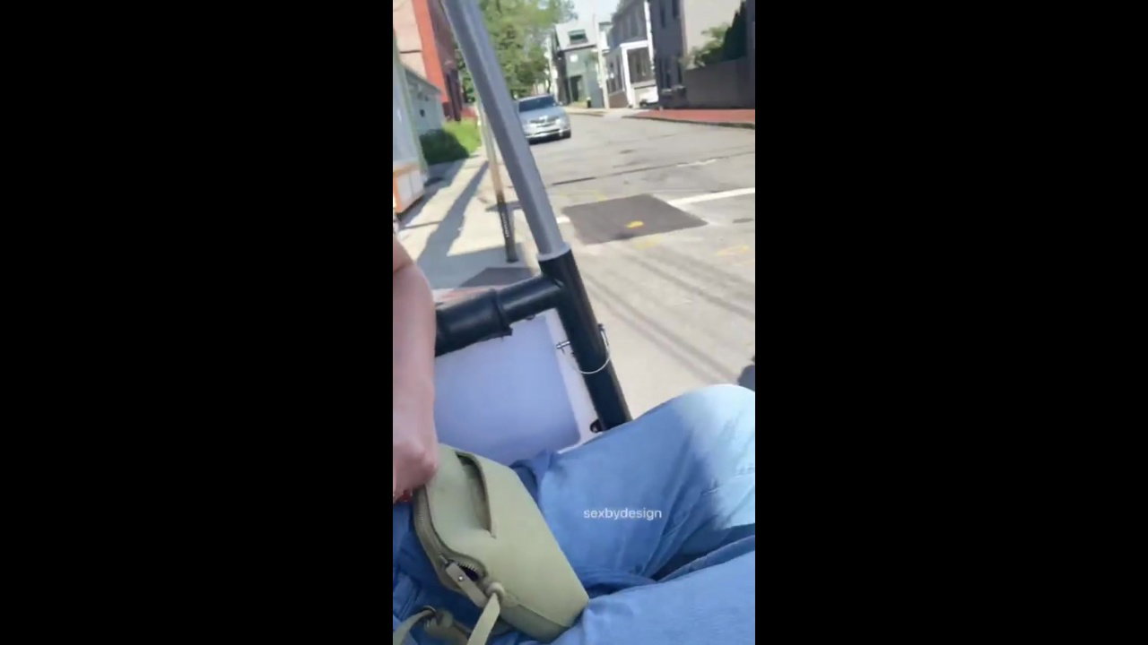 and a pretty blonde girl is fucking in public with foreplay and deep oral throat oral sex blowjob and vaginal intercourse with her tight wet pussy whi_9fd87d18