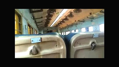 Indian Wife sucking cock in public train.