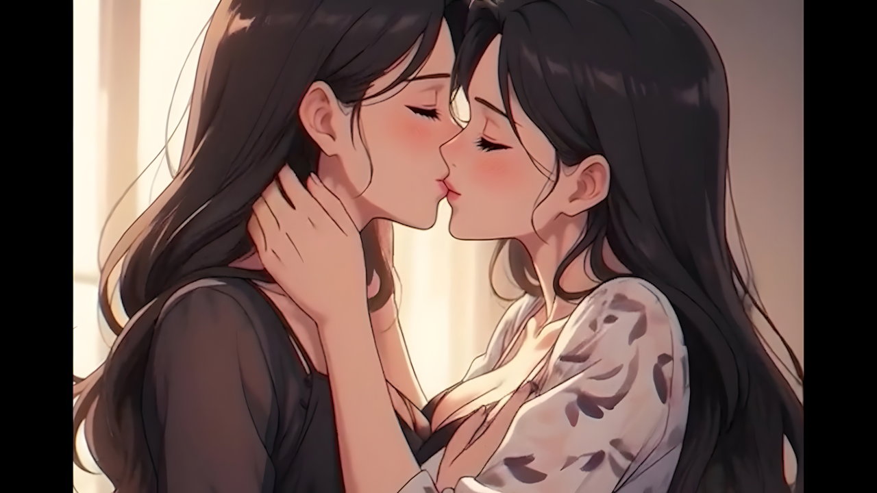 AI Generated Kissing Cartoon content, Uncensored video of 18 Year old Anime Girl, 3D Porn Cartoon on closeup by Kiidzy Animates