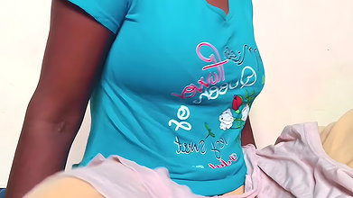 Ammu showing boobs with oil massage