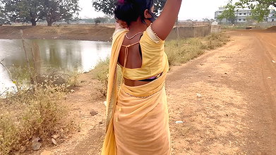 Gaon Ki Talab Par Sexy Hot Bhabhi Ka Romantic Video Kiran bhabhi Fucked Village Outdoor Sex Video Full Hindi Audio