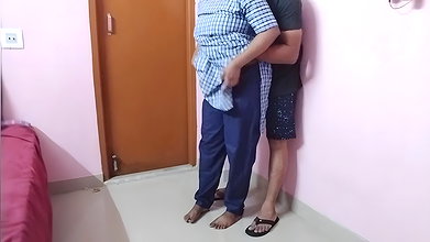 Hot slutty teen sneaked in and fucked by her house servant