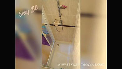Spying on sister with hidden shower cam POV Indian