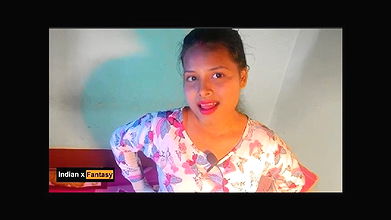 Hindi dirty talking couple watching porn videos and hard anal sex to her girlfriend.