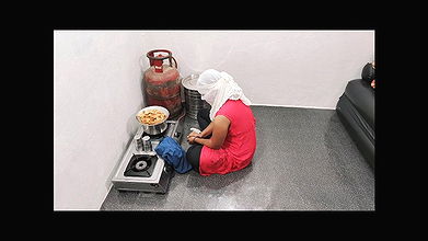 Sexy village girl fucking outdoors girlfriend hordcore doggy style with Young woman.