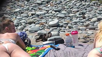 Blonde Wife Fucked by Stranger at Beach Resort My Desi