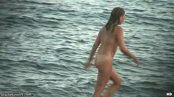 Me- Blonde Girl Masturbates at Public Nudist Beach strokes a Guys Dick with Feet Cumshot Foot fetish_93473837