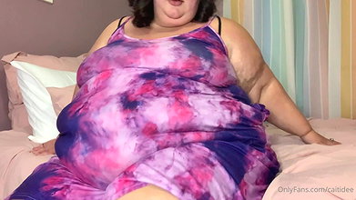 BBW Kepi Carter WAP dildo fat pussy fuck with leg shaking orgasms and buttplug tail play redivy420_45cfd734