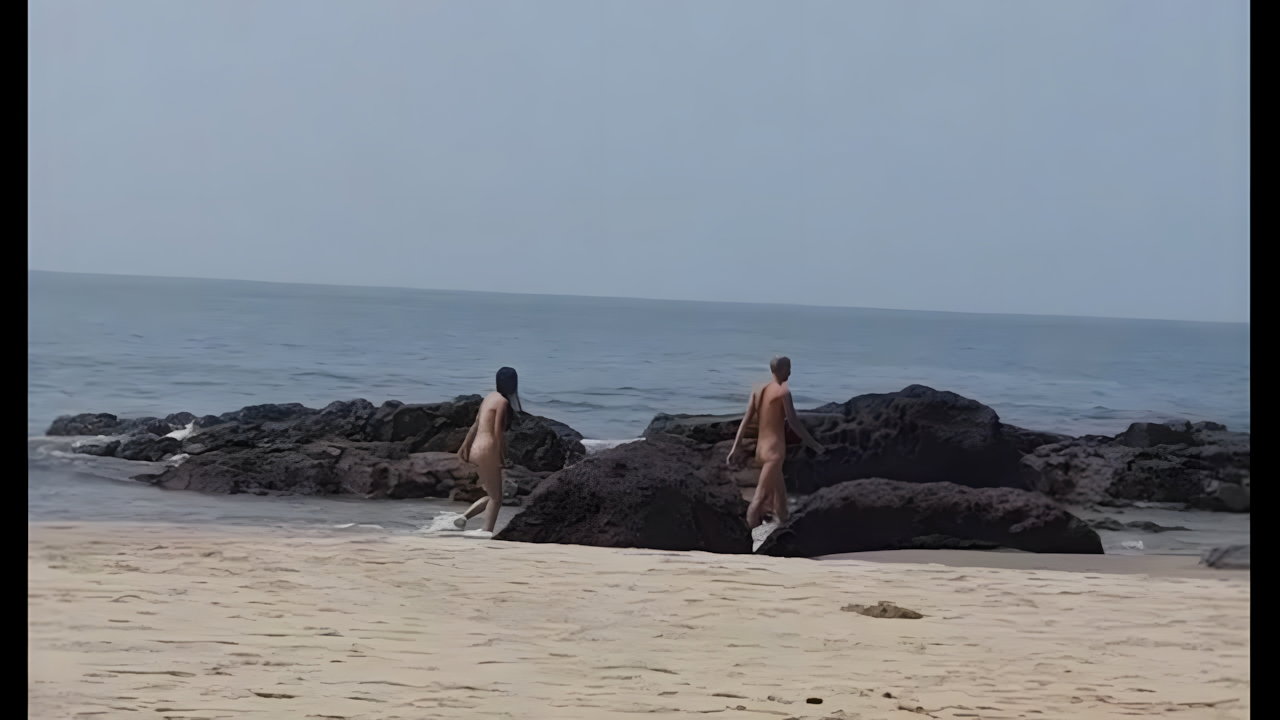 Teen anal threesome beach Analmal Training_ca946482