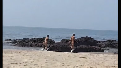 Teen anal threesome beach Analmal Training_ca946482