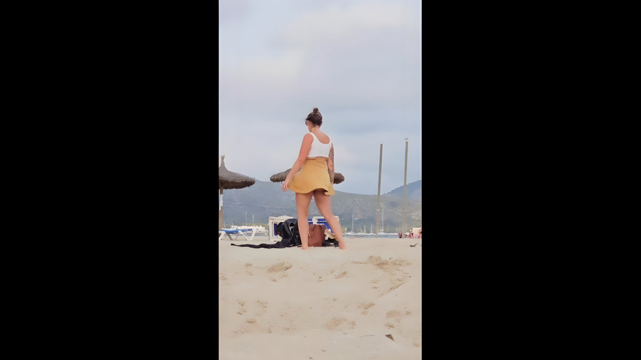 Milky Cooper Anal Fuck at the Beach My Desi