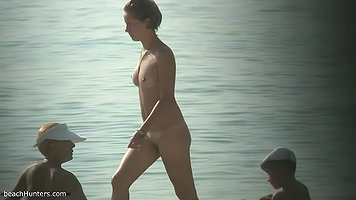 Blonde Milf Fucks Old Men at Beach My Desi