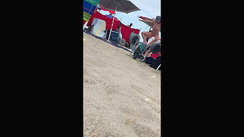 Boy Wanks Over Beach Shoe and Cums My Desi